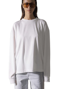 EFFORTLESS LONG - SLEEVE SHIRT ECRU