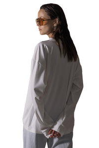 EFFORTLESS LONG - SLEEVE SHIRT ECRU