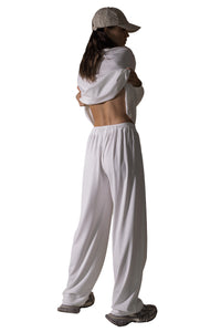 EFFORTLESS TROUSERS ECRU